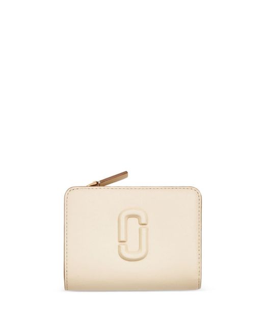 Marc Jacobs Natural The Covered J Marc Mini Compact Wallet