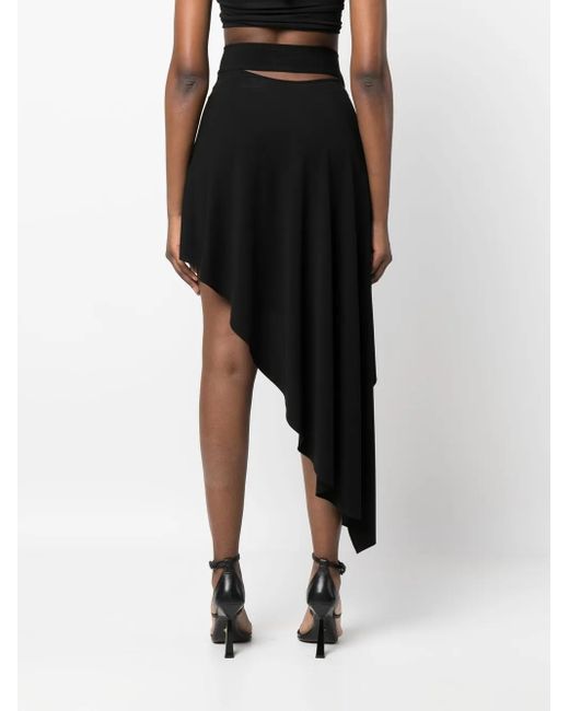 Alexandre Vauthier Midi Skirt Black