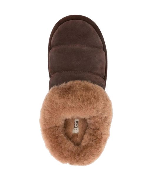 Ugg Brown Tazzlita Shearling-Lined Slippers