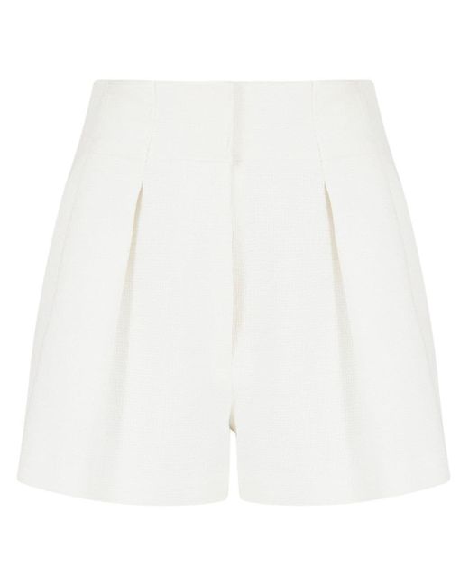 Emporio Armani White Shorts mit Falten