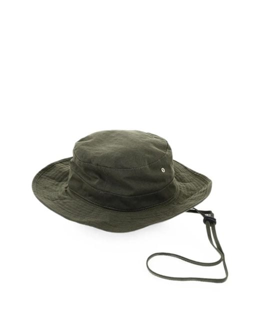 DSquared² Black Drawstring Bucket Hat for men
