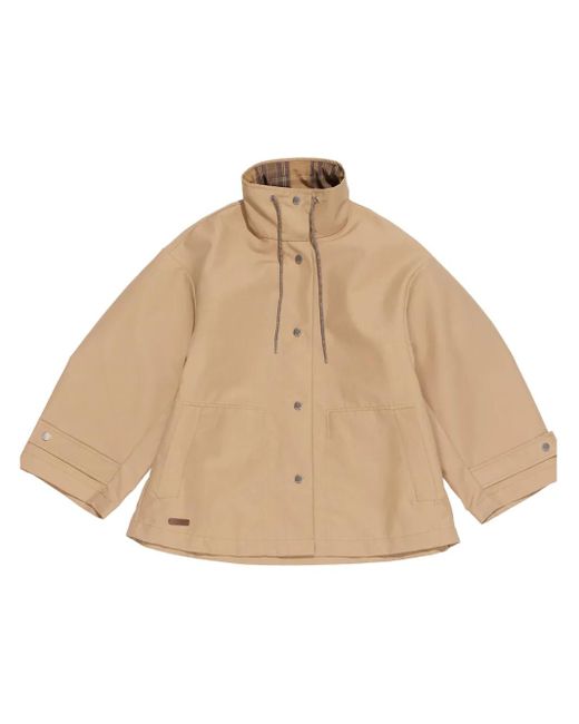 Bimba Y Lola リバーシブル Aラインジャケット Natural