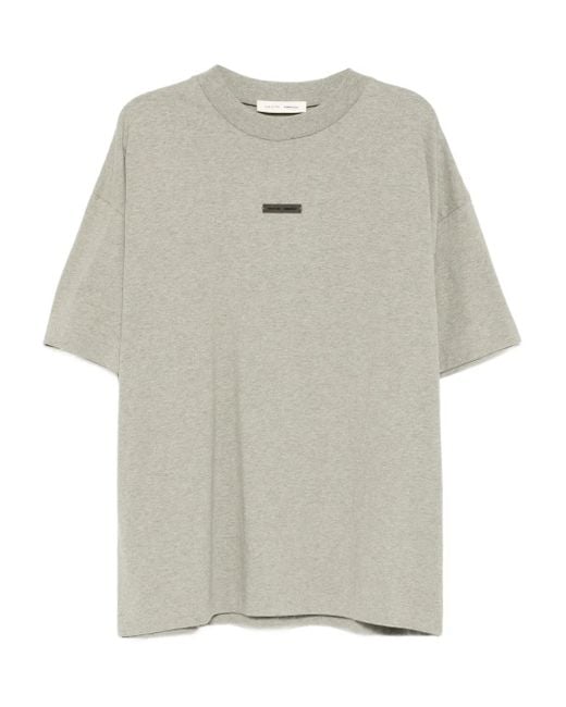 Fear Of God White Classic Short-Sleeved T-Shirt for men
