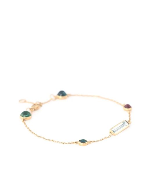 Yi Collection White 18K Candy Aquamarine And Tourmaline Bracelet