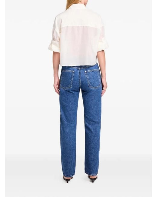 Twp White Ruffled Shirt