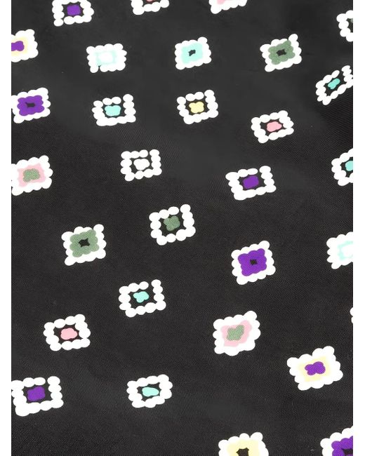 Needles Black Patterned Swim Shorts for men