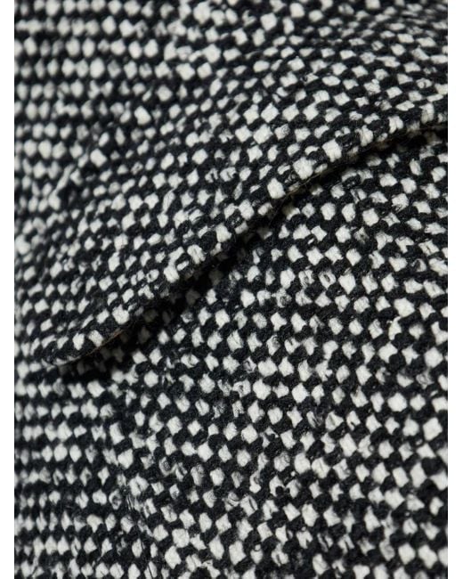 Dolce & Gabbana Gray Flap-Pockets Tweed Jacket