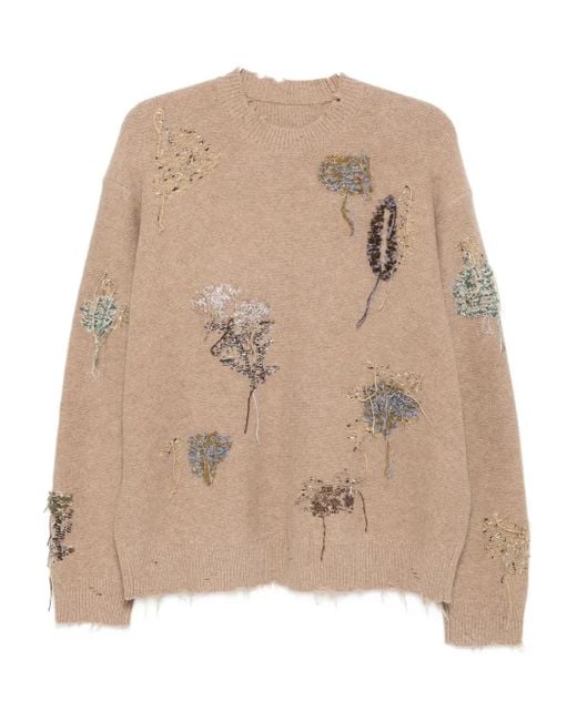 JNBY Natural Botanical Long-Sleeved Sweater