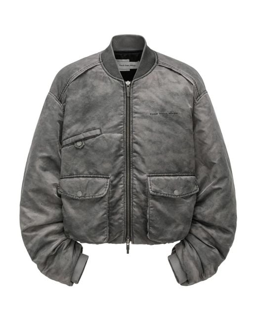 Chaqueta con bolsillo de solapa Feng Chen Wang de color Gray