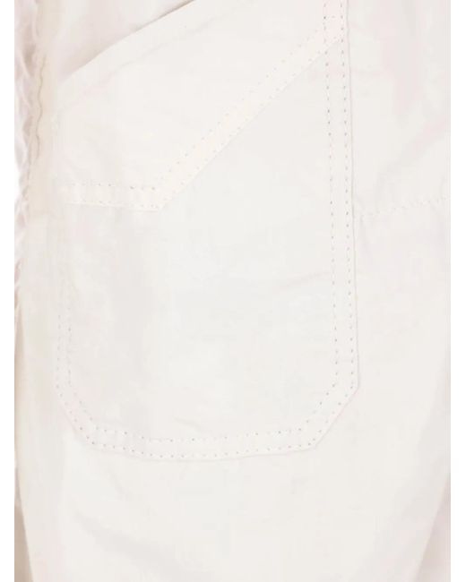 Comme des Garçons ノッチドカラー トレンチコート White