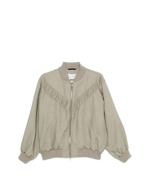 Drykorn Natural Ruched Bomber Jacket