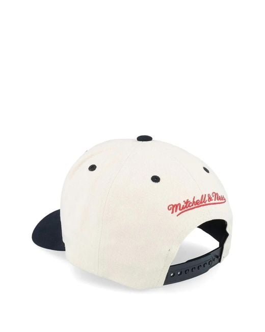 Mitchell & Ness White Nba Horizon Pro Snapback Baseball Cap for men