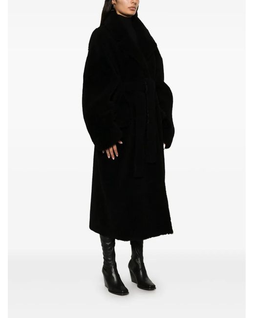 Manokhi Black Myah Coat