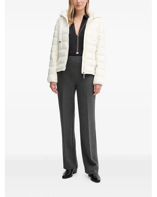 GAUDI White Hooded Padded Jacket