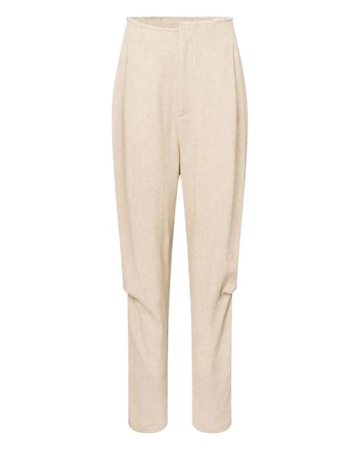 Elena Velez Natural Organic Linen Trousers