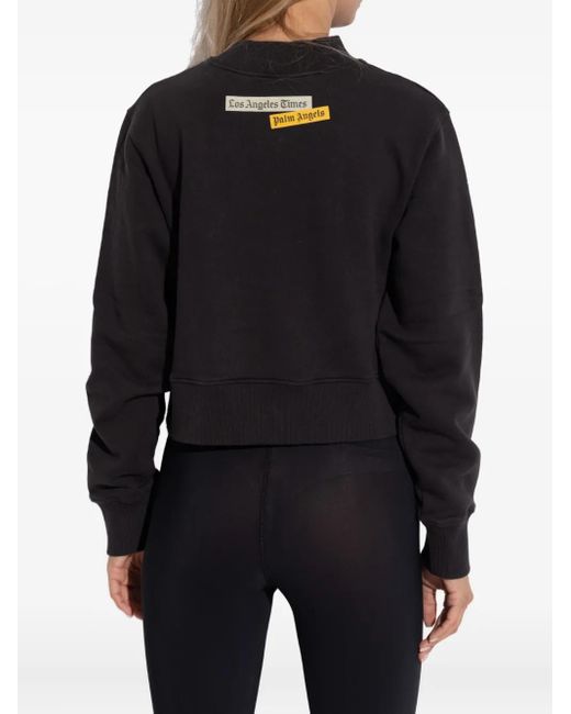 Palm Angels Black Sweatshirt
