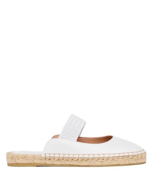 Malone Souliers White Siena Espadrilles