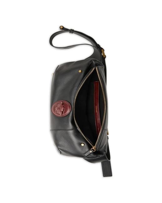 Versace Lou Heuptas Van Nappaleer in het Black voor heren