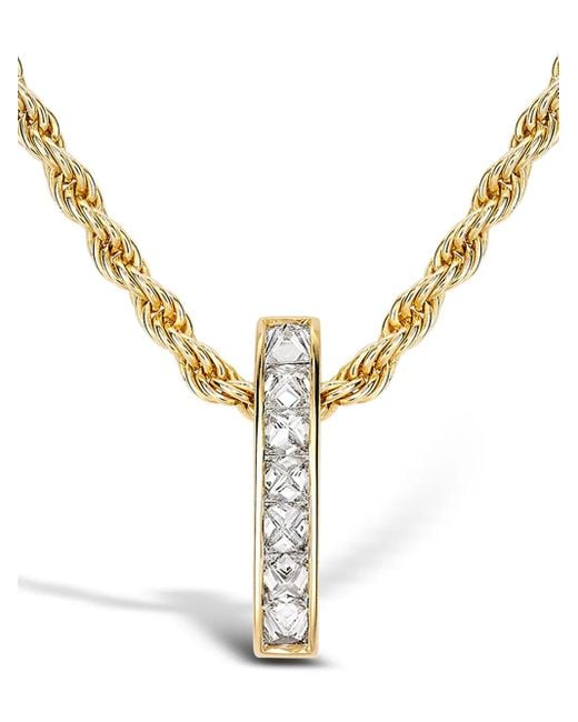 Pragnell Metallic 18Kt Diamond Bar Rockchic Pendant