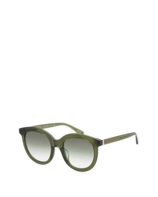 Kate Spade Metallic Lillian Round-Frame Sunglasses