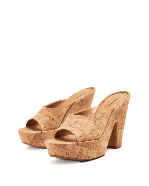 Givenchy Brown 95Mm Doll Cork Platform Sandals