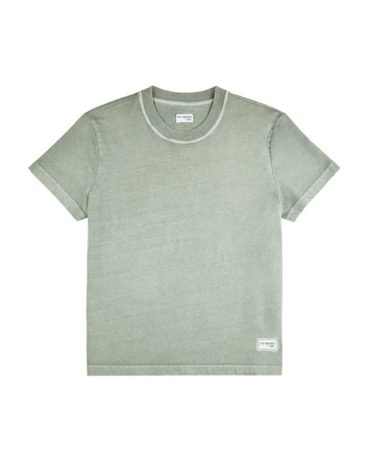 Fay Green Archive Ribbed T-Shirt for men