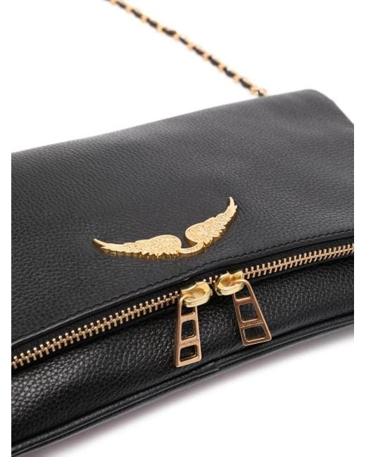 Zadig & Voltaire Black Rock Grained Leather