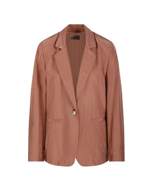 Forte_forte Brown Single-Breasted Blazer