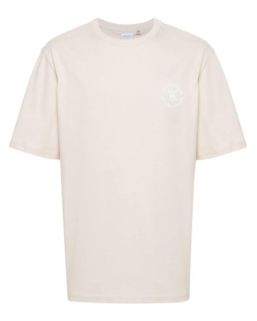 Daily Paper White Circle-print Cotton T-shirt for men