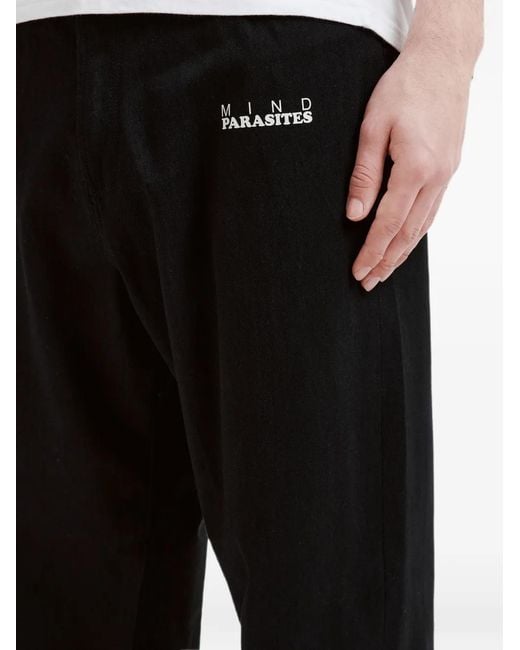 Undercover Black Graphic-Print Jeans for men