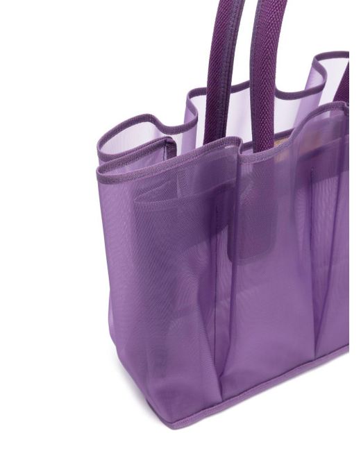 La Milanesa Purple Mittelgroßer Manhattan Shopper
