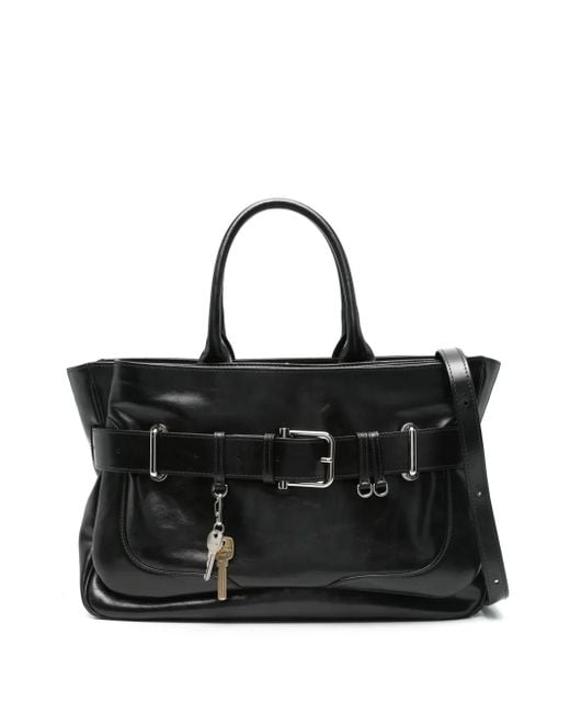 OSOI Brocle ハンドバッグ Black
