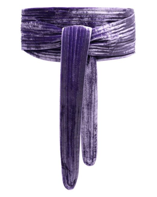 Cintura doppio strato di Pierre Louis Mascia in Purple