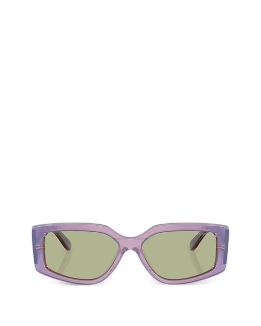 Vogue Eyewear Purple Square-Frame Sunglasses