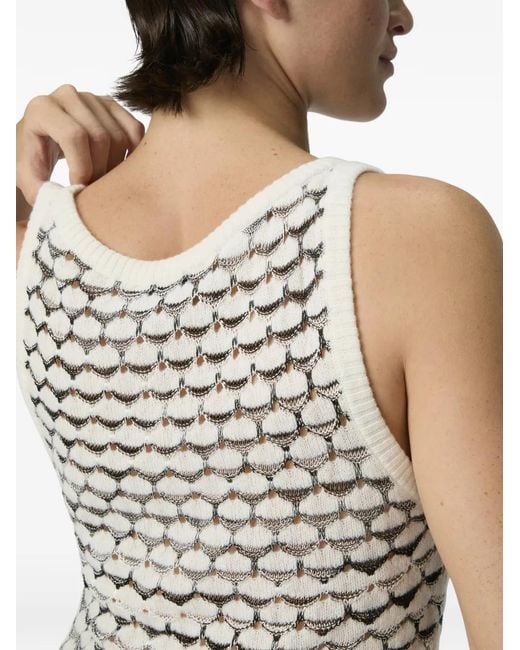 Missoni White Openwork Top