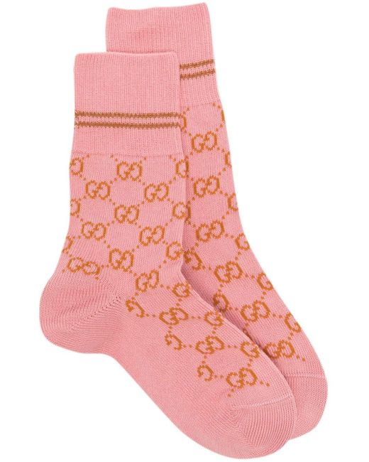 Gucci Socken aus GG Supreme in Pink | Lyst DE