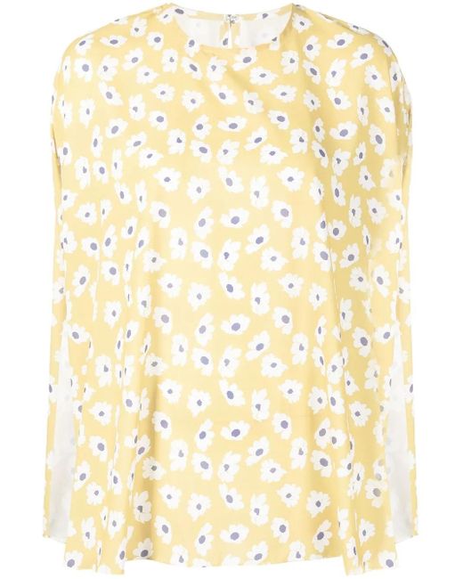 Tunique À Fleurs Bambah en coloris Natural