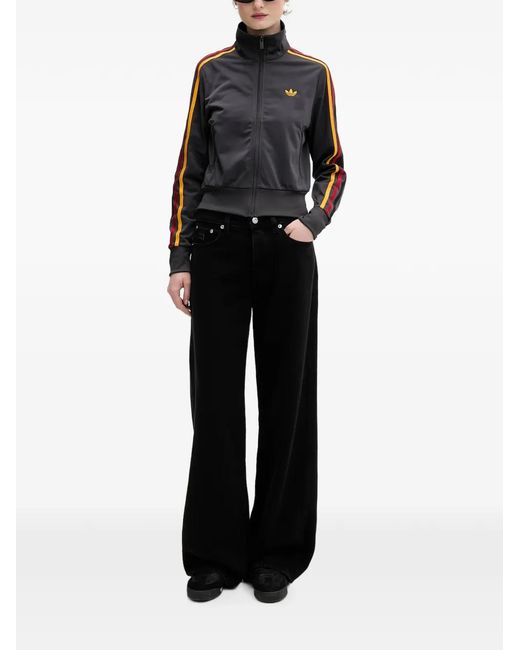 Adidas Black Firedbird Bomber Jacket