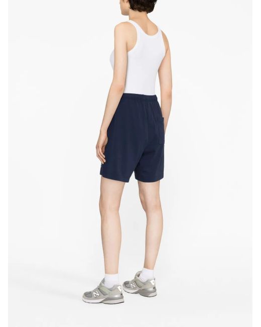 Sporty & Rich Blue Ny Racquet Club Track Shorts