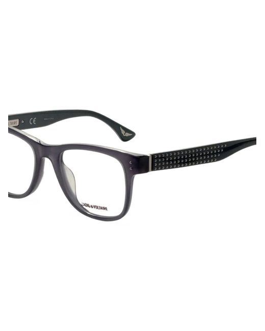 Zadig & Voltaire White Stud-Embellished Rectangle-Frame Glasses
