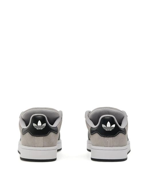 Adidas Gray Campus 00's Suede Three-Stripe Sneakers for men