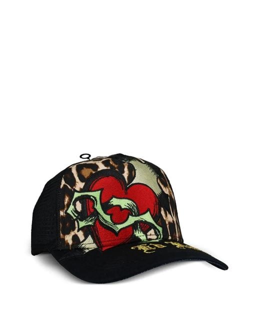 Ed Hardy Sacred Heart Trucker Hat for men