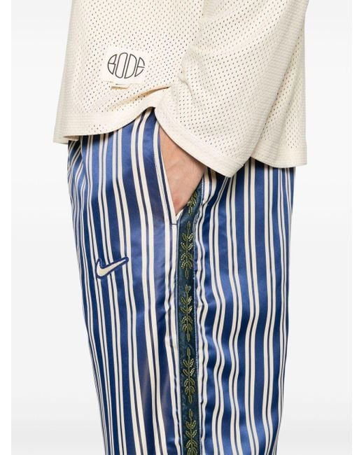 Nike Blue X Bode Striped Trousers for men