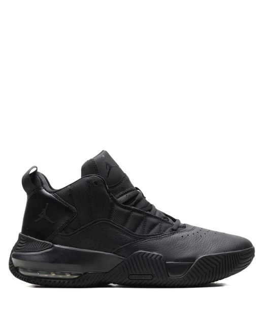 Nike Black High-Top Sneakers with Lace-Up Design Nike Force Dunk Sky Hi Hidden Wedge Heel High Black Patent  main image 2