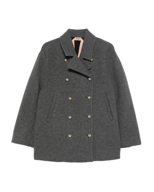 N°21 レディース グレー Caban ダブルコートの通販はau PAY マーケット