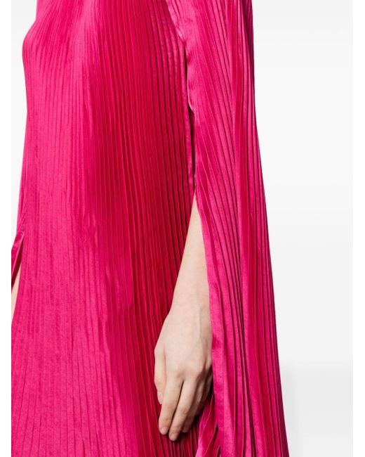 Robe courte Palais à design plissé L'idée en coloris Pink