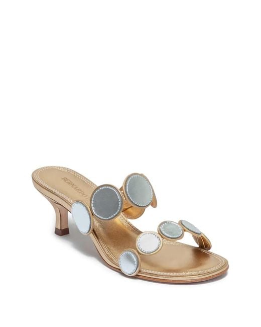 Bernardo White Prya Circle Sandals
