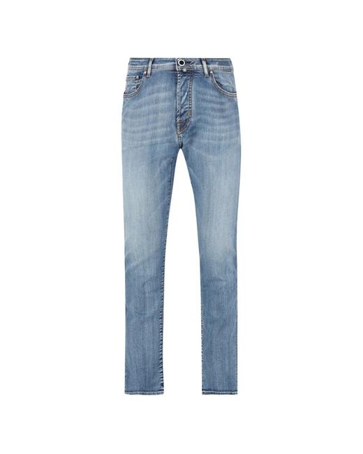Jacob Cohen Blue Five-Pockets Denim Jeans for men
