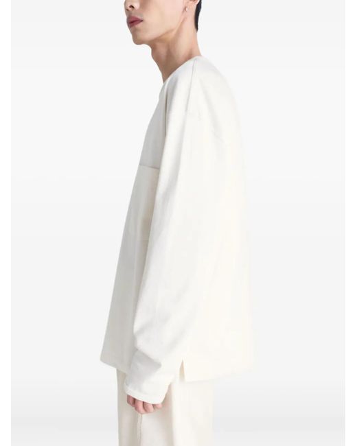 Lemaire White Cotton T-Shirt for men