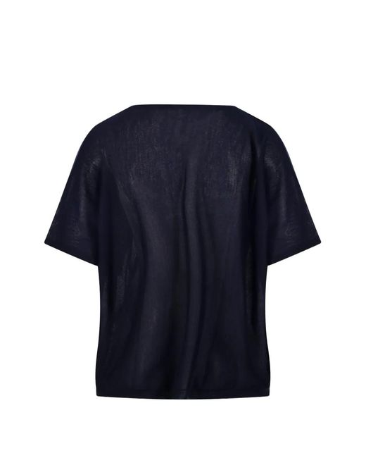 Roberto Collina Blue Short-Sleeved T-Shirt